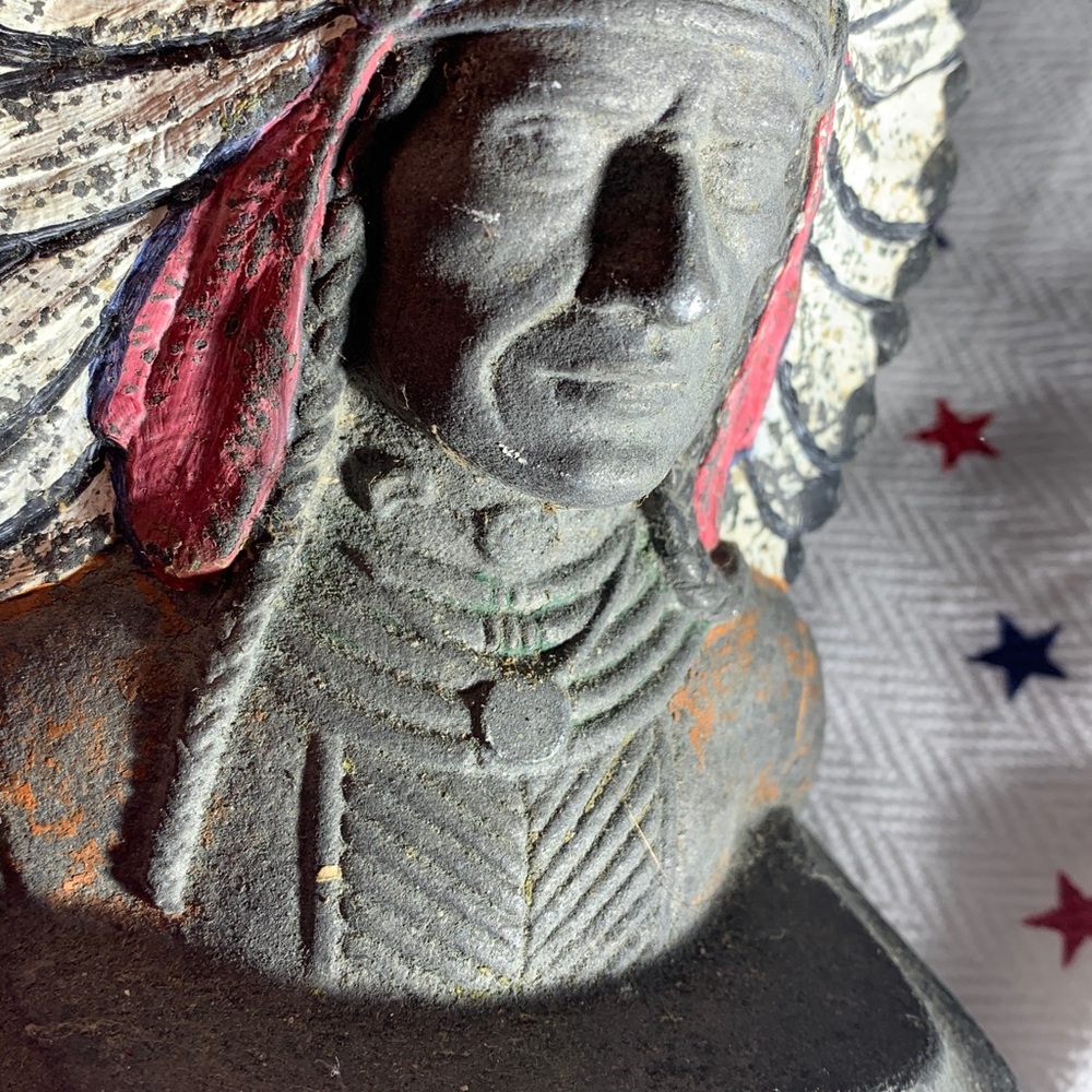 Tribal Chief Indian Book End - Make an OFFER - Picture 4 of 14